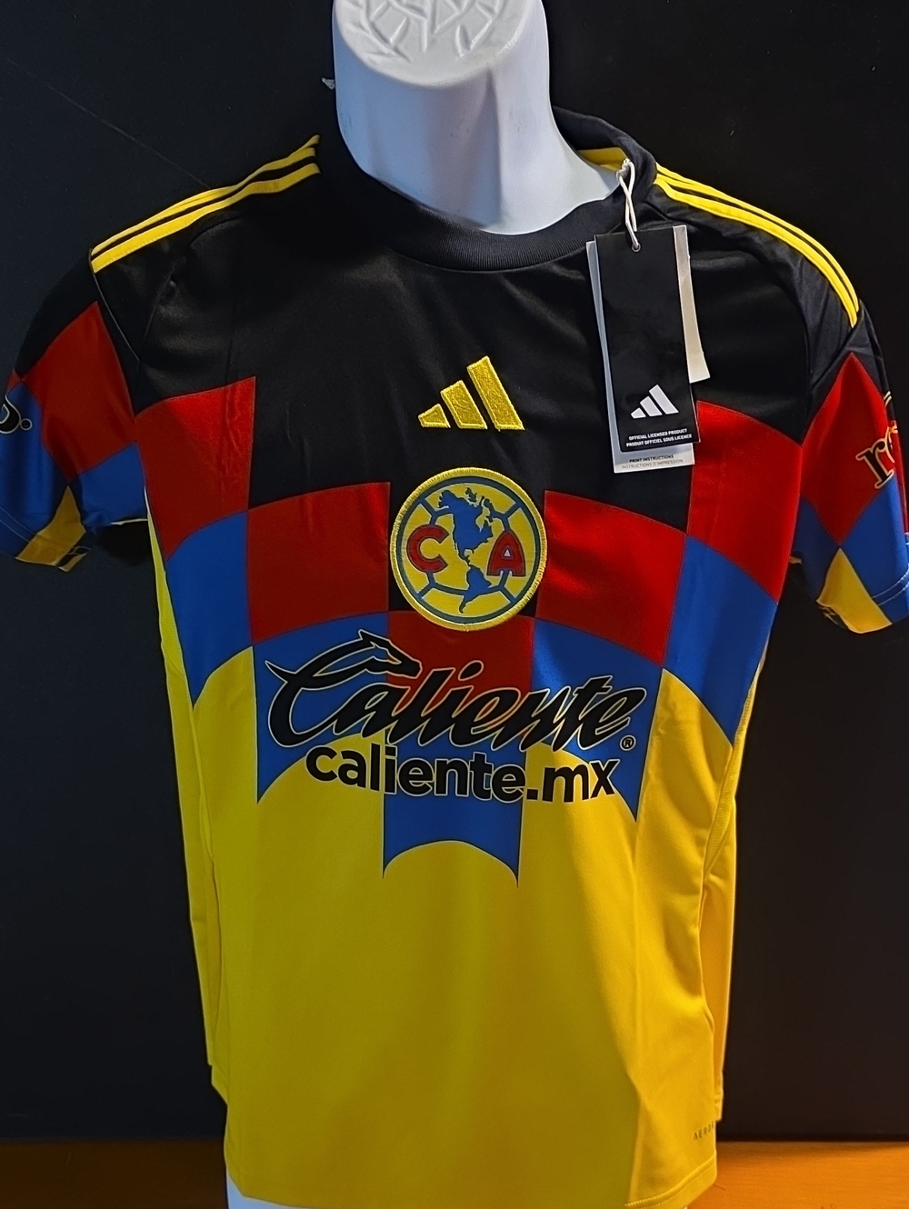 adidas Yellow Black Red Blue Club América Replica Jersey